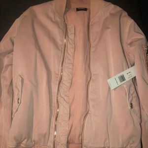 Hudson Pink  Bomber Jacket